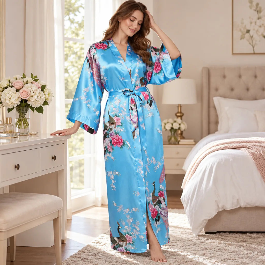Kimono à imprimé floral