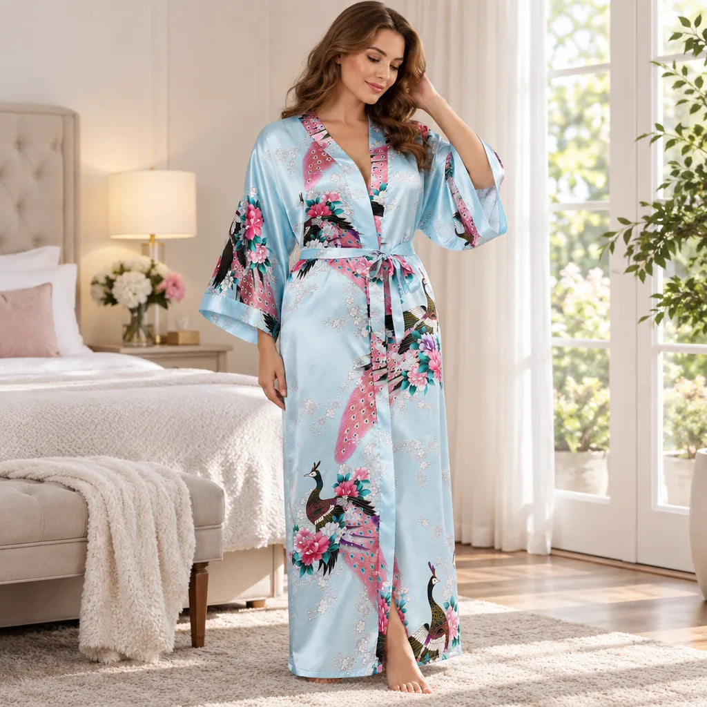 Kimono à imprimé floral