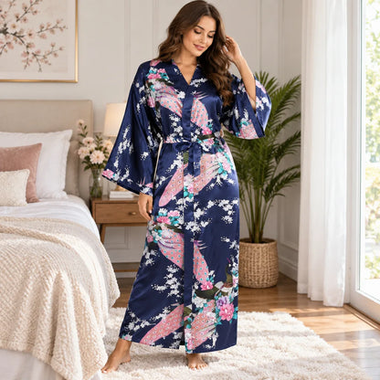 Kimono à imprimé floral