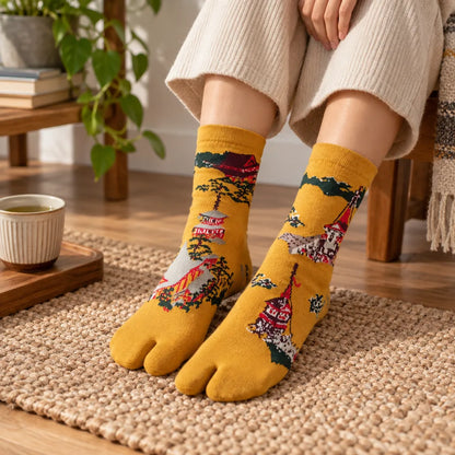 Chaussettes Tabi à motifs