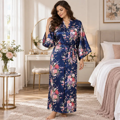 Kimono à imprimé floral