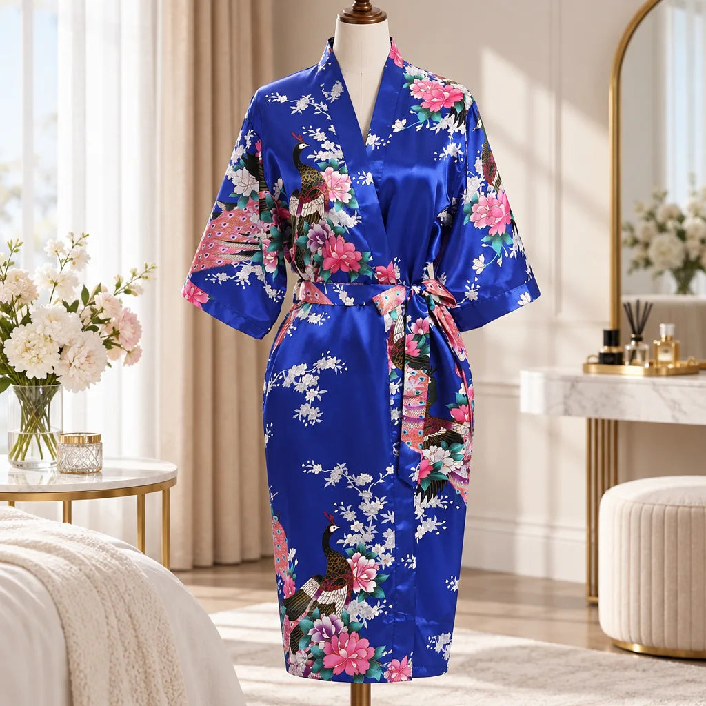 Kimono à imprimé floral