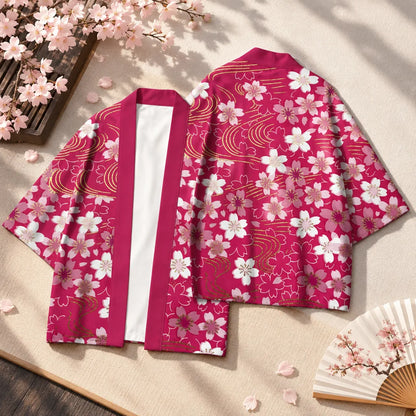 Kimono Cardigan imprimé fleurs