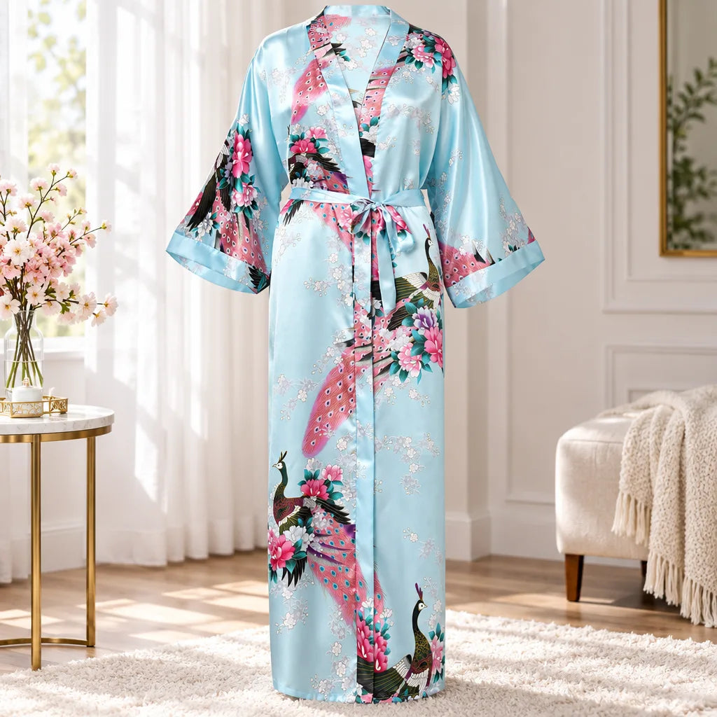 Kimono à imprimé floral