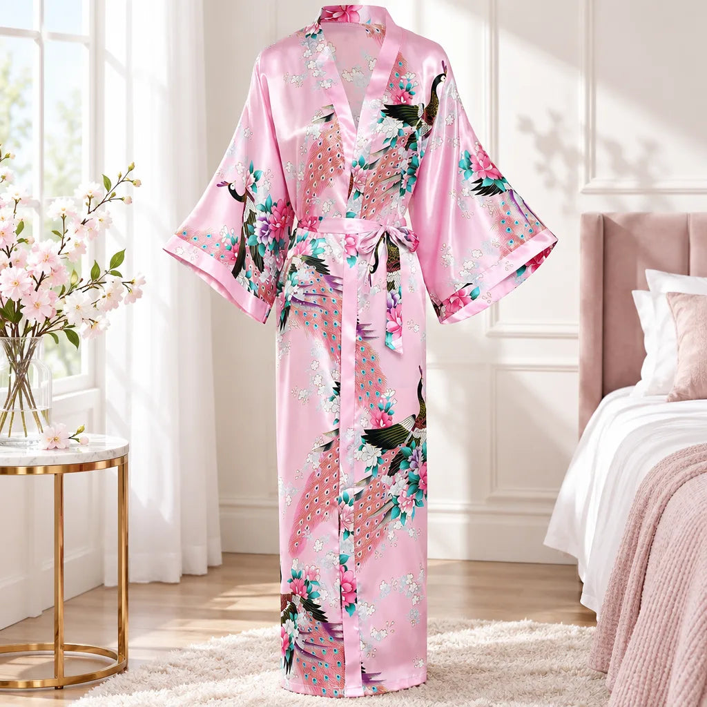 Kimono à imprimé floral