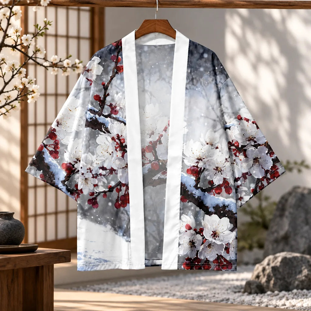 Kimono d’inspiration japonaise unisexe