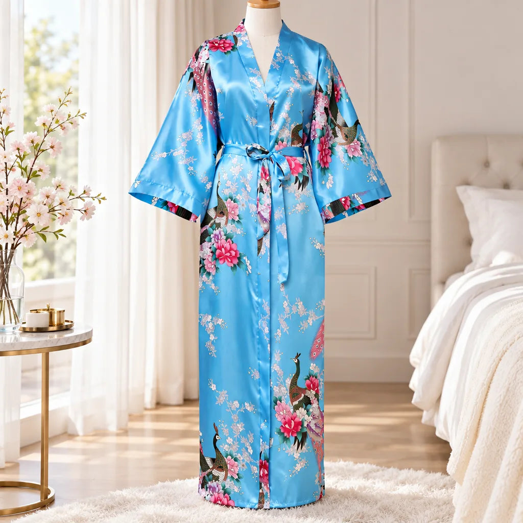 Kimono à imprimé floral