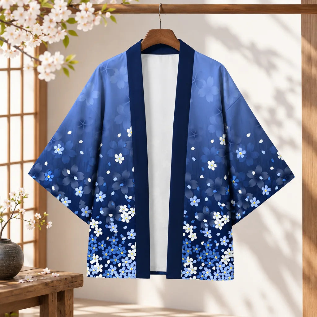 Kimono Cardigan imprimé fleurs