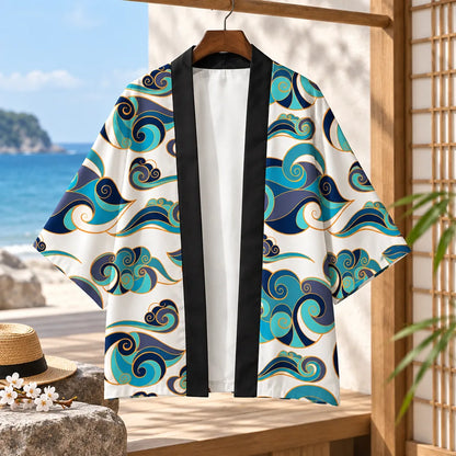 Kimono imprimé d’inspiration japonaise