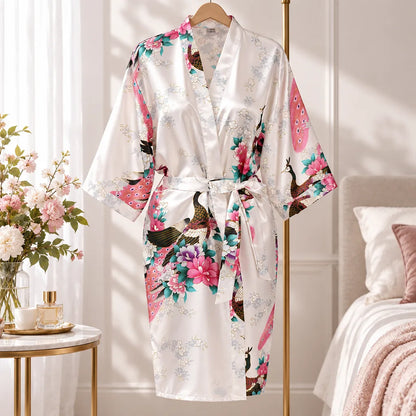 Kimono à imprimé floral