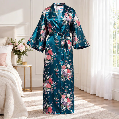 Kimono à imprimé floral