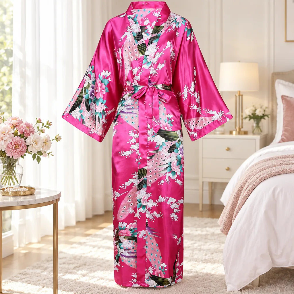 Kimono à imprimé floral