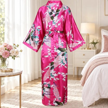 Kimono à imprimé floral