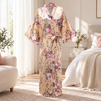 Kimono à imprimé floral