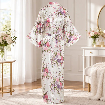 Kimono à imprimé floral