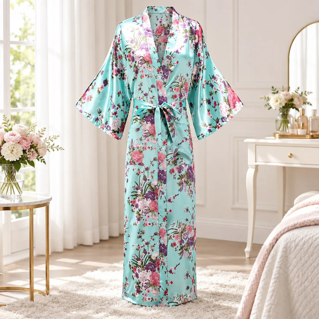 Kimono à imprimé floral