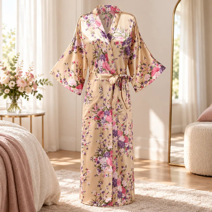 Kimono à imprimé floral